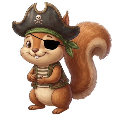 Scoiattolo Pirata